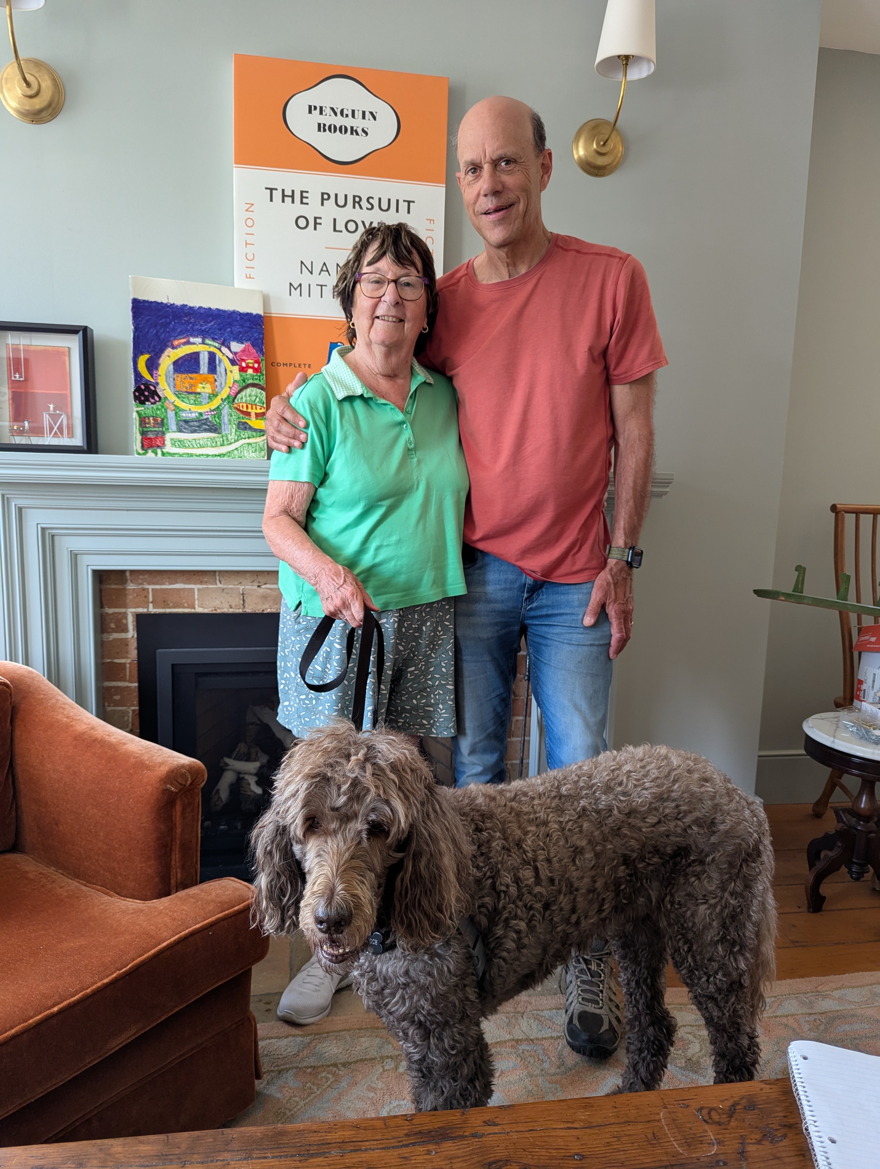 <p>Maureen Jennings, Iden Ford and Murdoch (Photo: Chris Fanning)</p>
