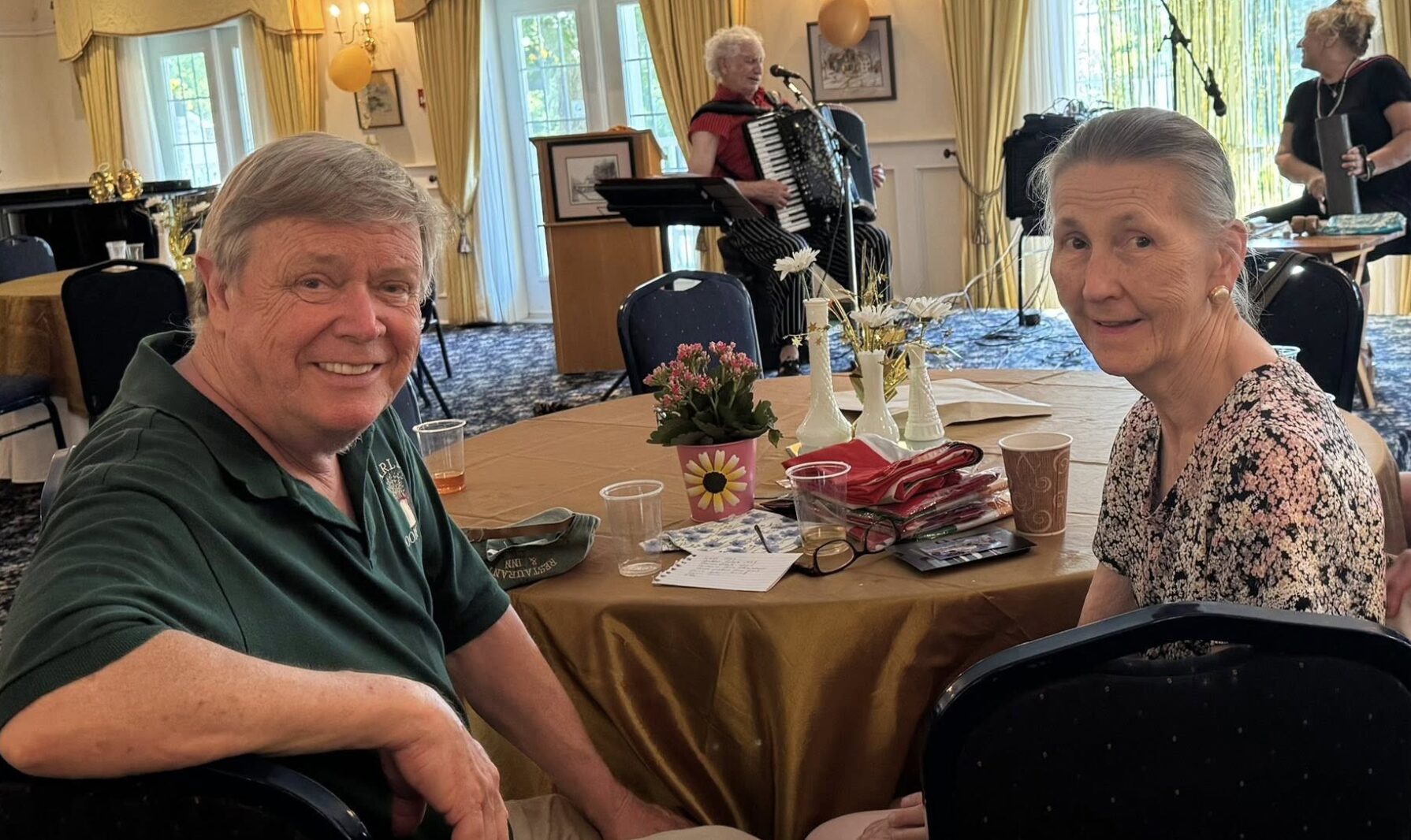 <p>Waring House owners Chris and Norah Rogers at the business’s 30th Anniversary Celebration. (Supplied Photo)</p>
