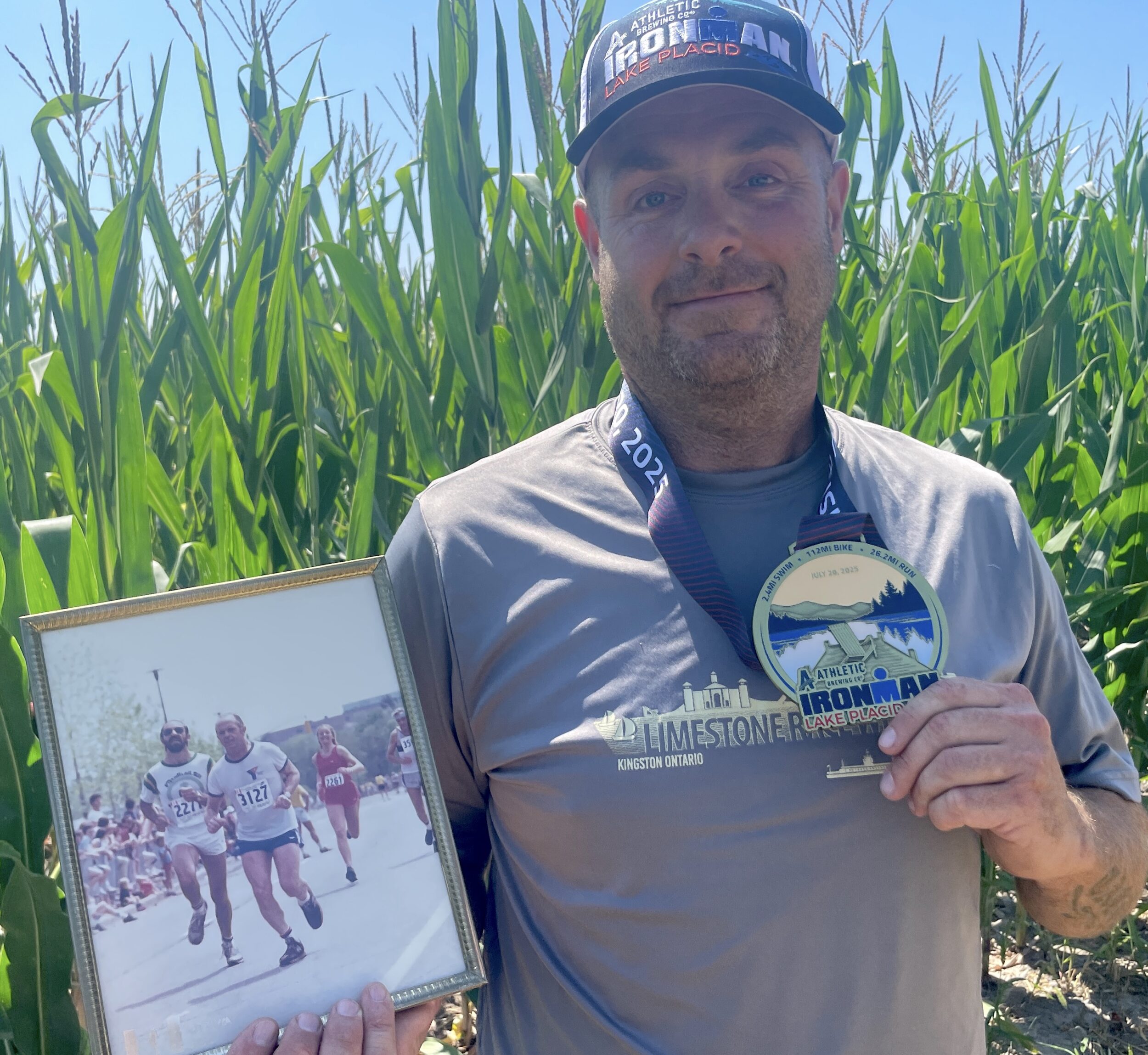 <p>Picton’s Andrew Kingsley with his late grandfather Bruce Craft. (Jason Parks/Gazette Staff)</p>
