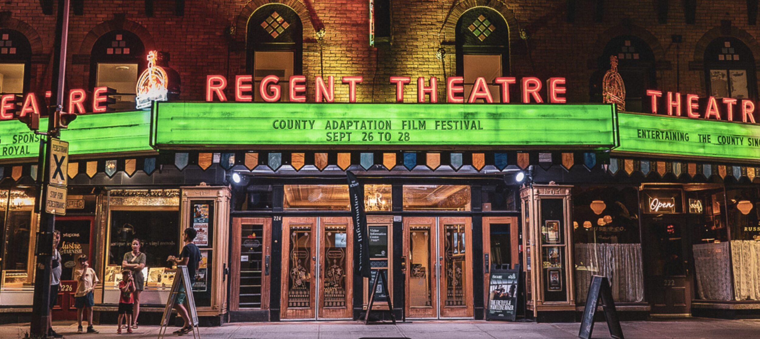 <p>The Regent readies for this year’s Film Festival.</p>
