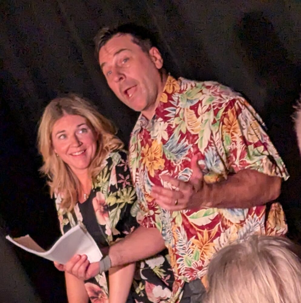 <p>Megan MacKeigan and Robert Knox of the Understudies at the Cape (Photo: Chris Fanning / Gazette Staff)</p>
