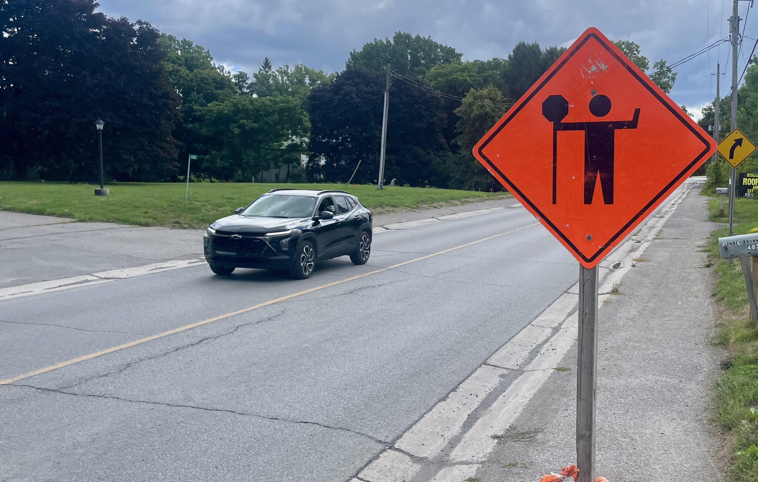 <p>Construction is coming to the west end of Picton where Main Street transitions to County Road 49. (Jason Parks/Gazette Staff)</p>

