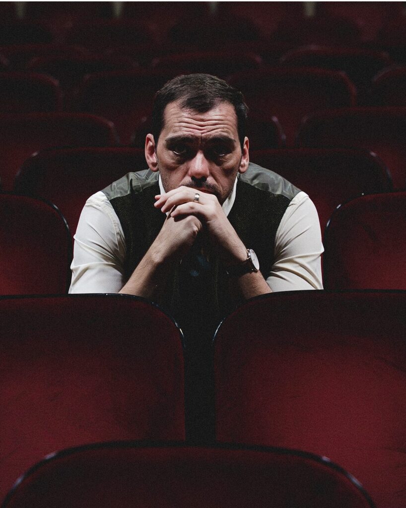 <p>Matt Hall is the vision behind Qunite-area band Postcard. (Logan Somers/For the Gazette)</p>
