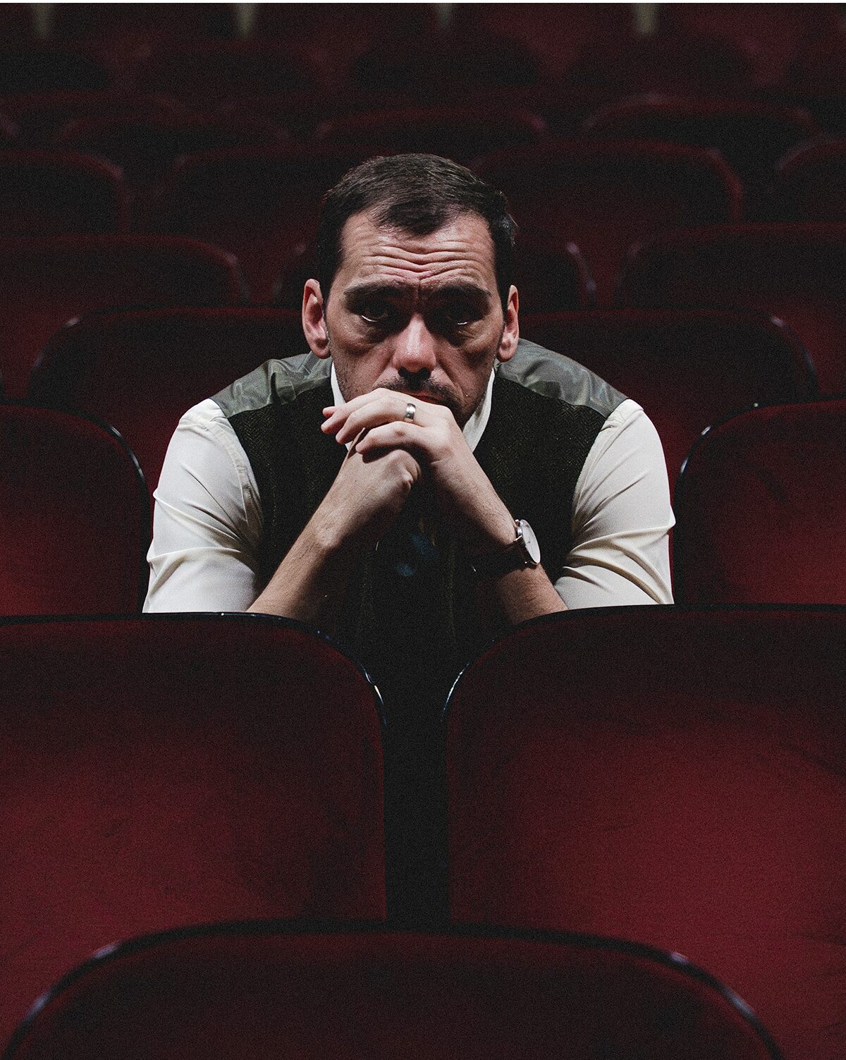 <p>Matt Hall is the vision behind Qunite-area band Postcard. (Logan Somers/For the Gazette)</p>
