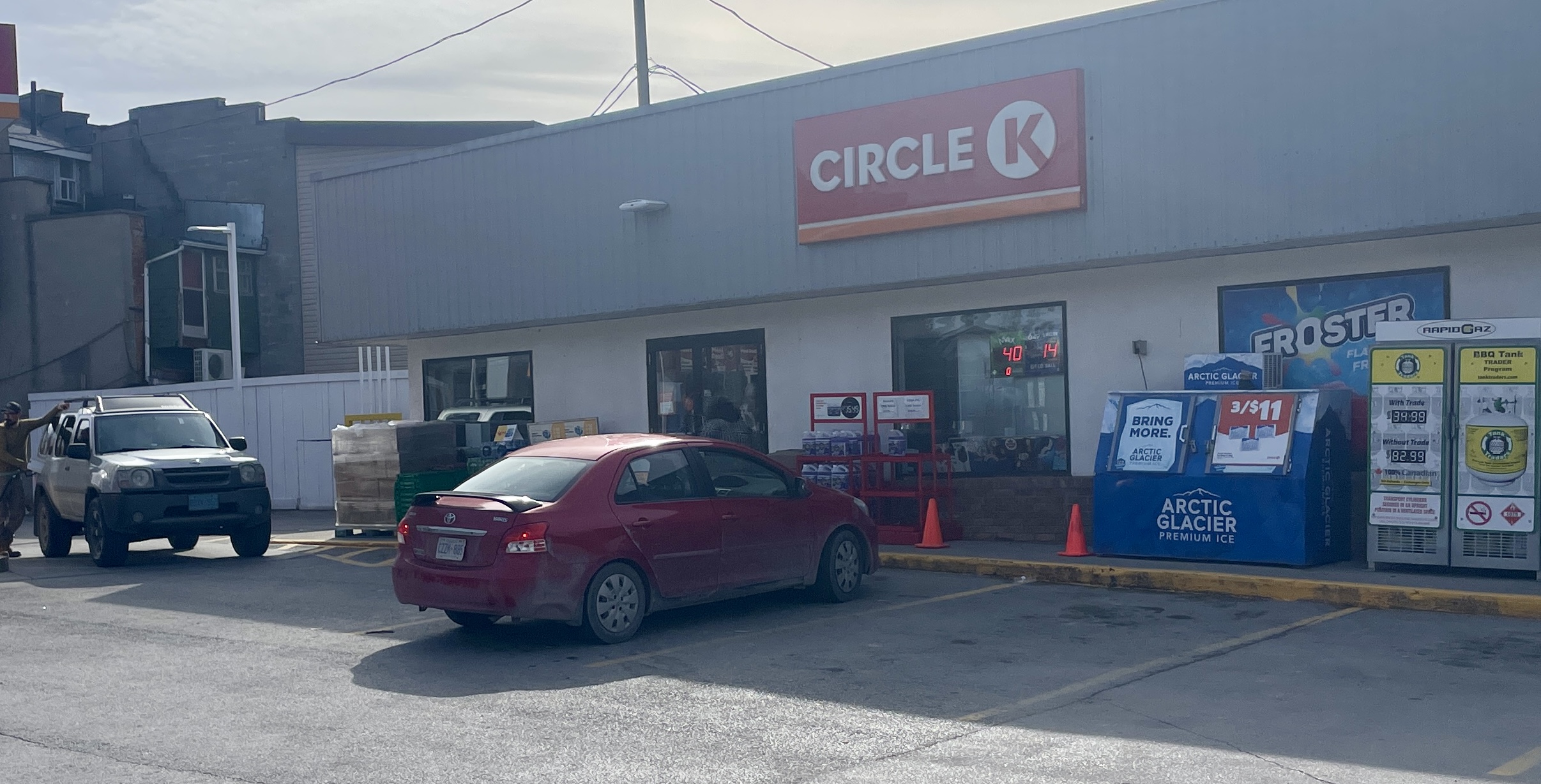 <p>Prince Edward OPP were called to a convenience store on Paul Street Friday night where two Embrun, ON men attacked a local resident. (Jason Parks/Gazette Staff)</p>
