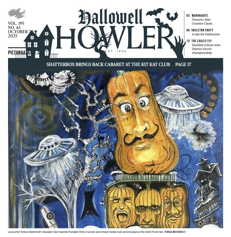 <p>Teresa Westervelt, Salvador Dali-inspired Pumpkin Party 2025</p>
