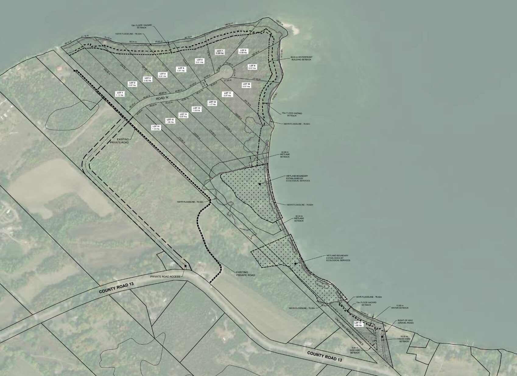 <p>Concept plan for the proposed subdivision on Half Moon Bay. (Arcadis)</p>

