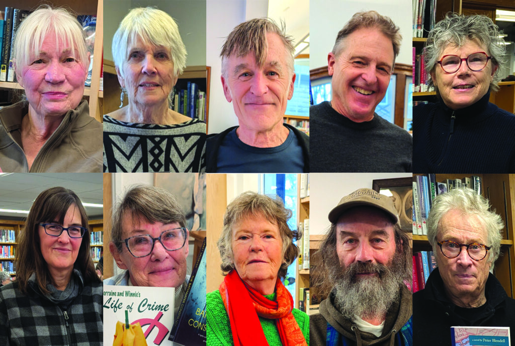 <p>County writers. From top left: Sharon Stefan. Roz Bound, Andrew Binks, Phil Norton, Shelagh Mathers, Linda Shantz, Janet Kellough, Gail Hamilton, Brian Flack and<br />
Peter Blendell. (Chris Fanning/Gazette Staff)</p>
