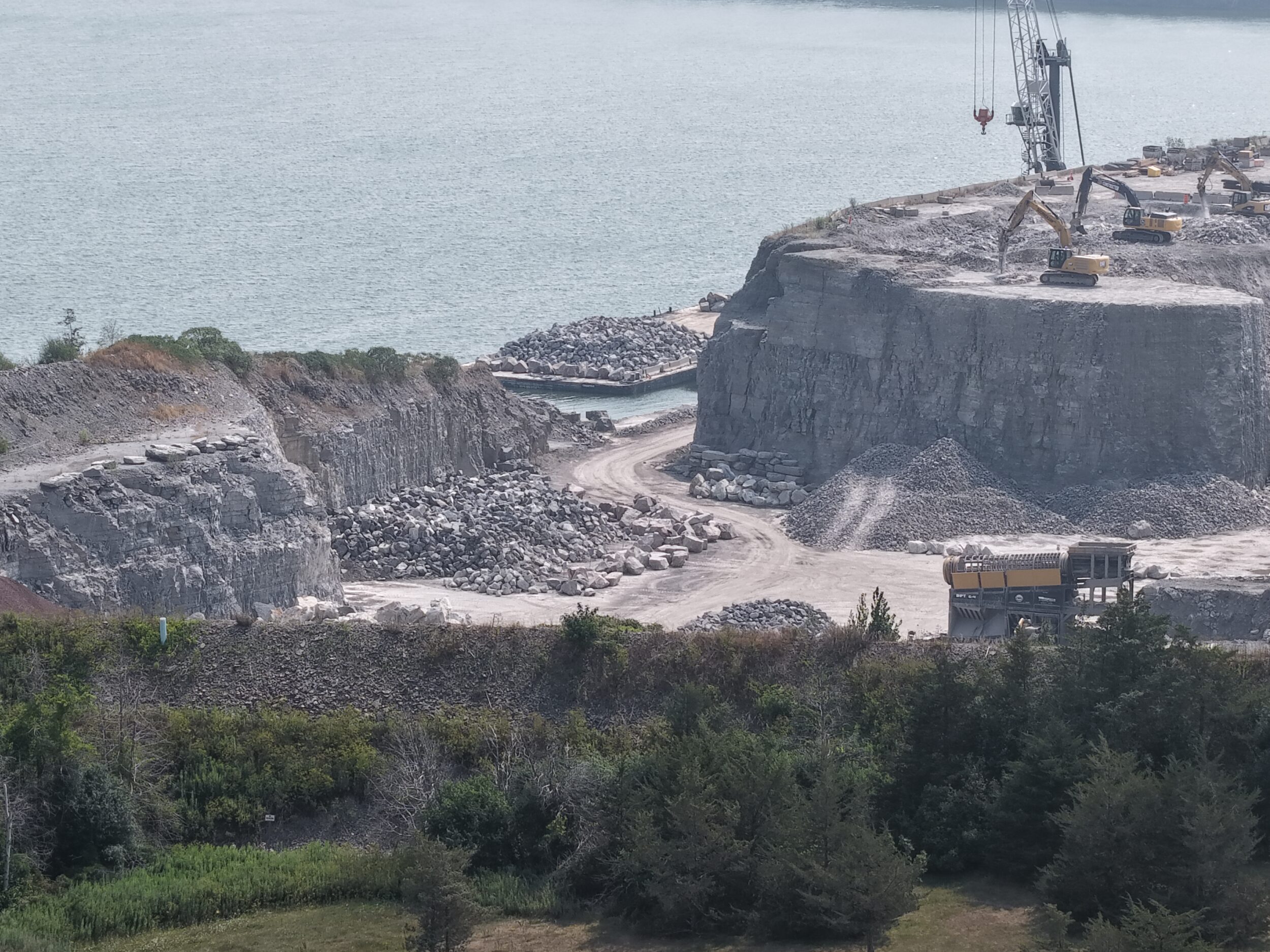 <p>The Sophiasburgh quarry at Picton Terminals. The parcel shown is zoned RU 1.</p>