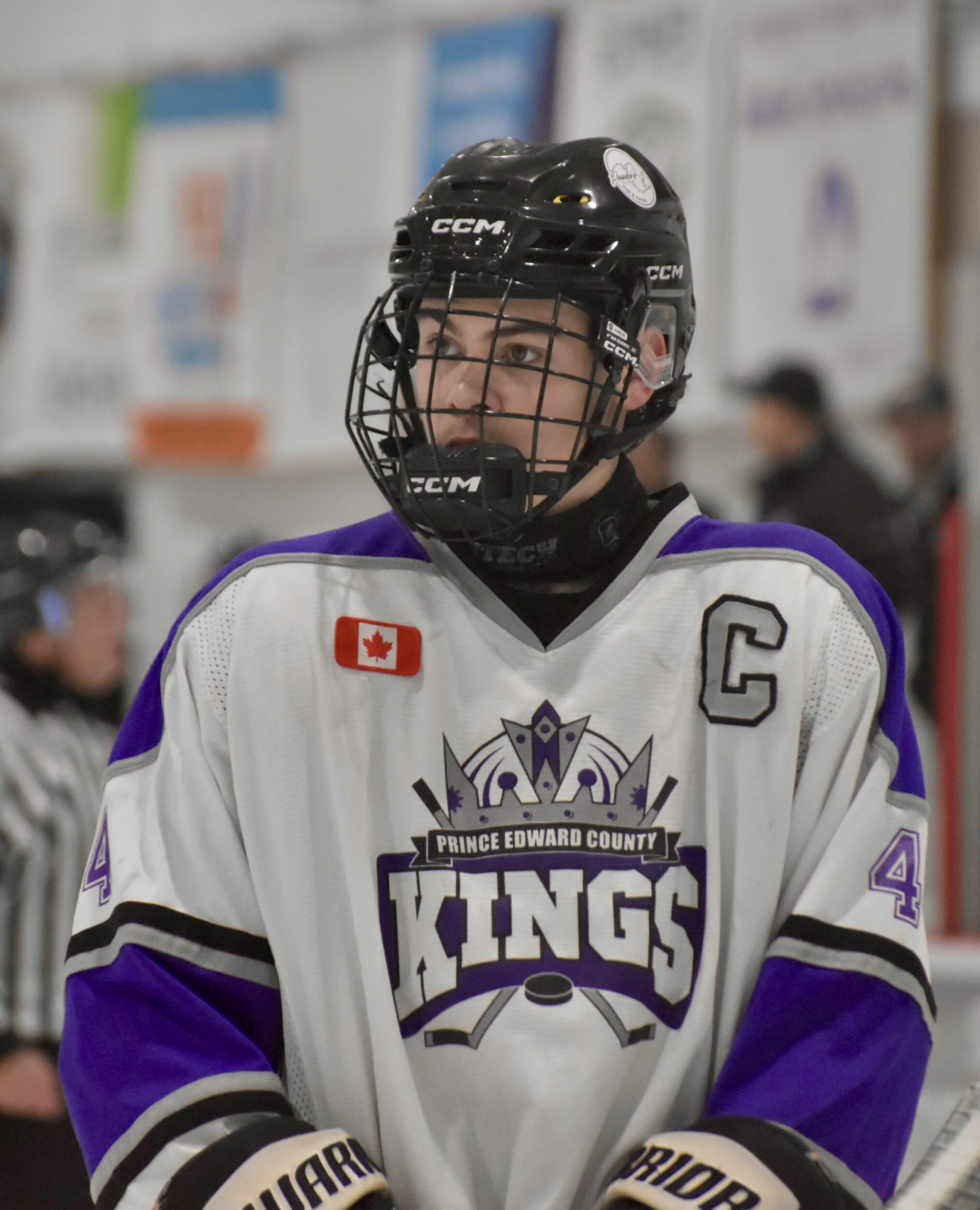 <p>U18 Kings Captain Alex Lavender had three goals in Games 2 and 3 as his club downed Stirling in Round 1 of the OMHA Regional Playoffs. (Jason Parks/Gazette Staff)</p>
