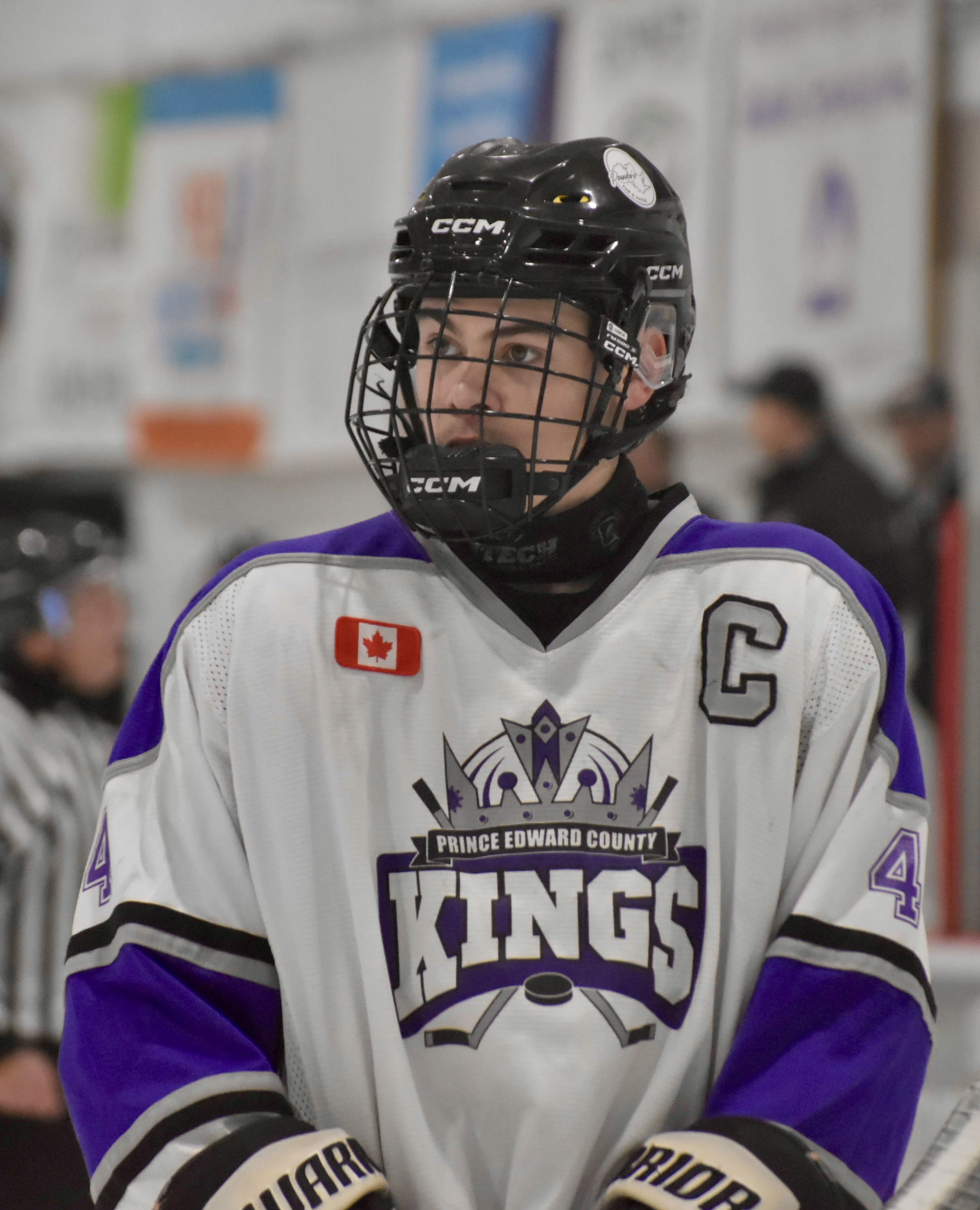 <p>U18 Kings Captain Alex Lavender had three goals in Games 2 and 3 as his club downed Stirling in Round 1 of the OMHA Regional Playoffs. (Jason Parks/Gazette Staff)</p>

