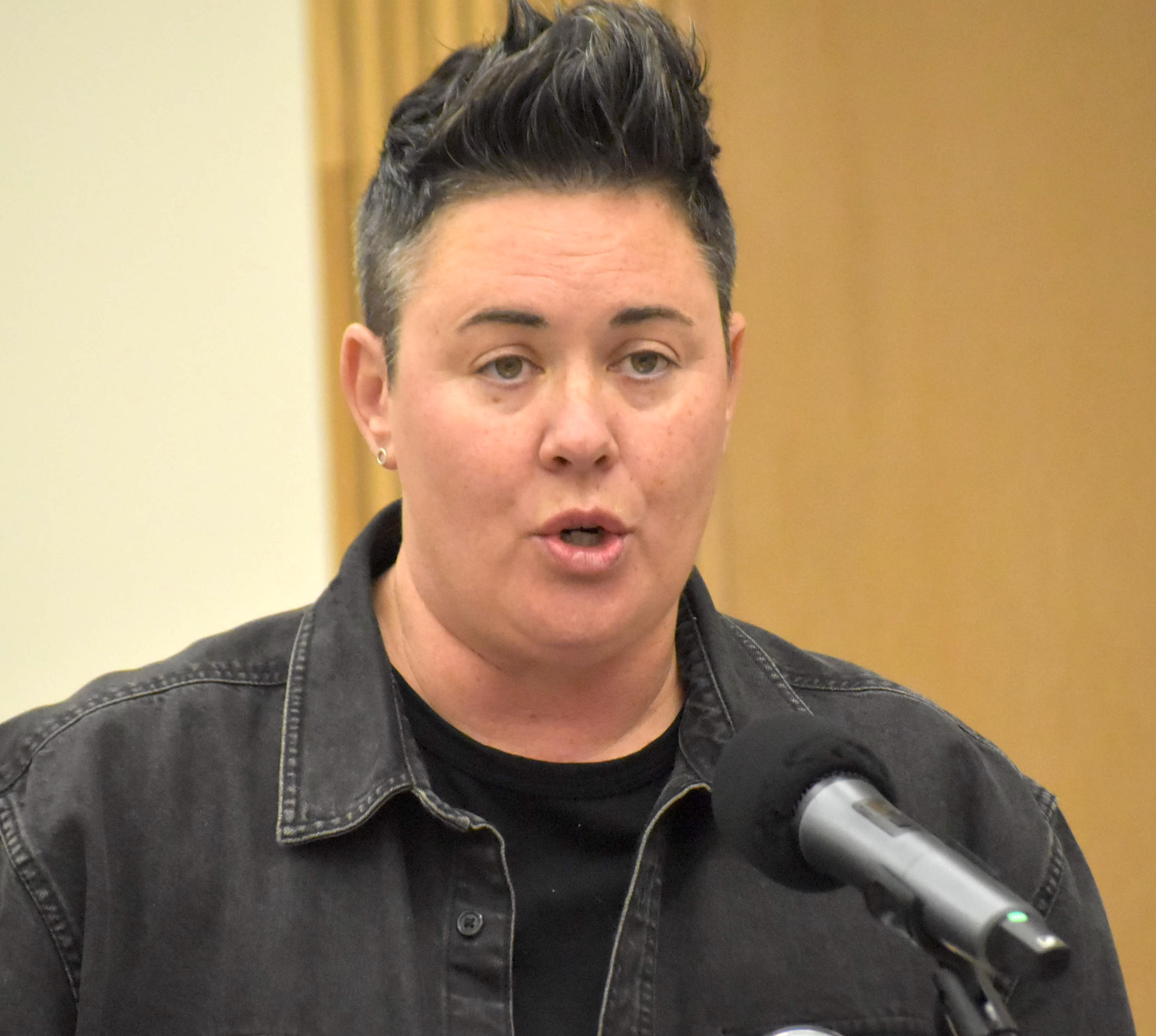 <p>Bloomfield business owner Jade Leadbetter. (Jason Parks/Gazette Staff)</p>
