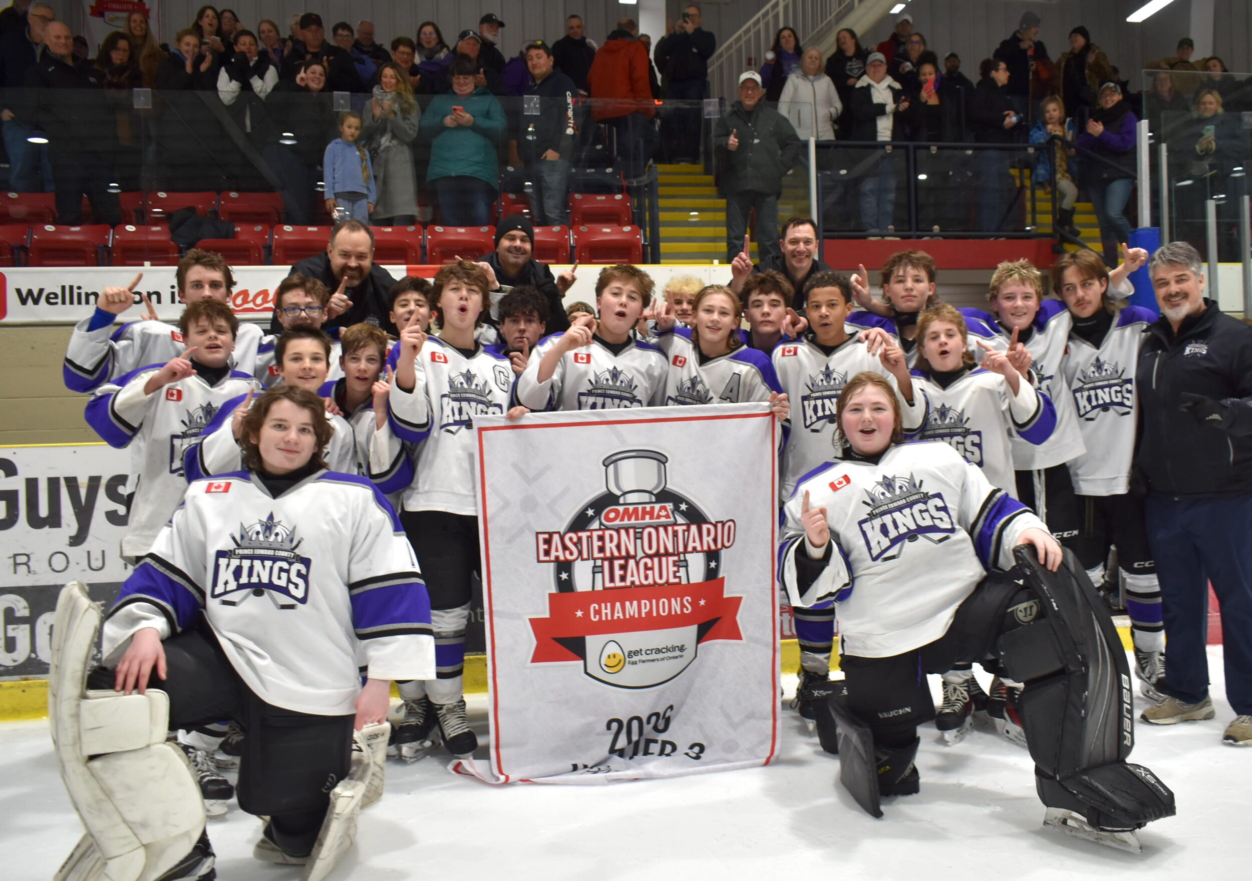 <p>The Kings and their supporters celebrate a hard earned championship. (Jason Parks/Gazette Staff)</p>
