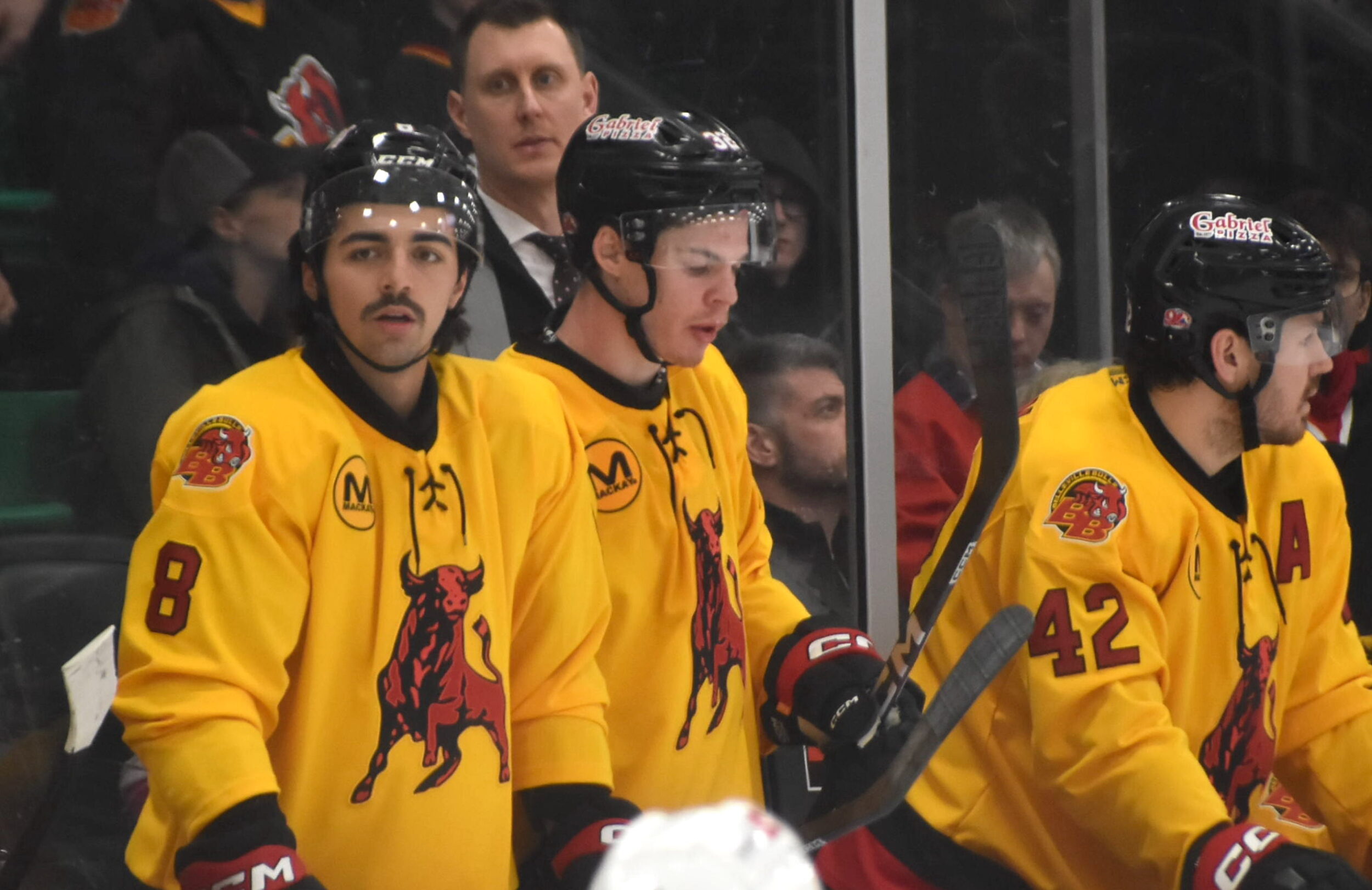 <p>Coach Andrew Campbell and the Belleville Senators were left on the outside looking in at the 2026 Calder Cup playoffs on Saturday thanks to a 5-2 loss in Laval. (Jason Parks/Gazette Staff)</p>
