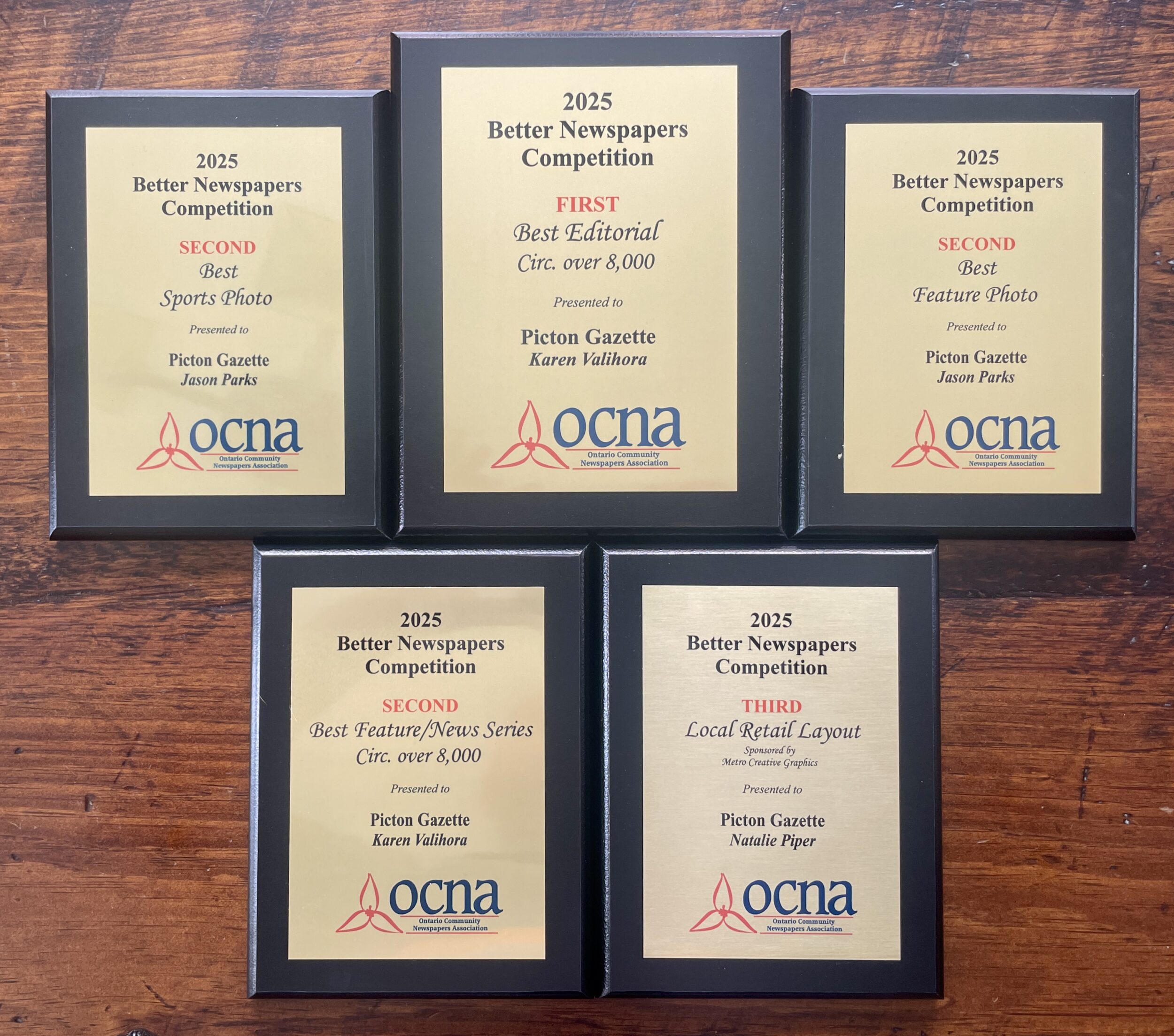 <p>The Gazette captured a first place award in the provincial competition for the first time. (Jason Partks/Gazette Staff)</p>
