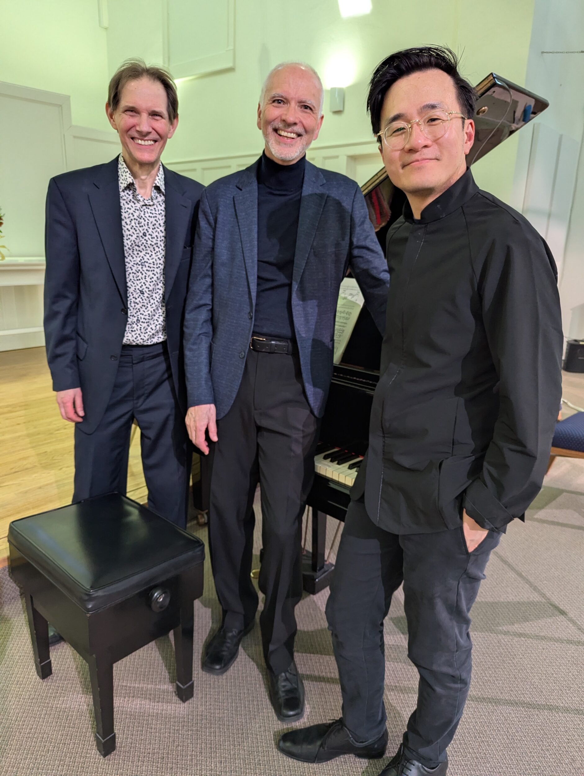 <p>Paul Marleyn, Stéphane Lemelin and Andrew Wan. (Photo: Chris Fanning / Gazette Staff)</p>

