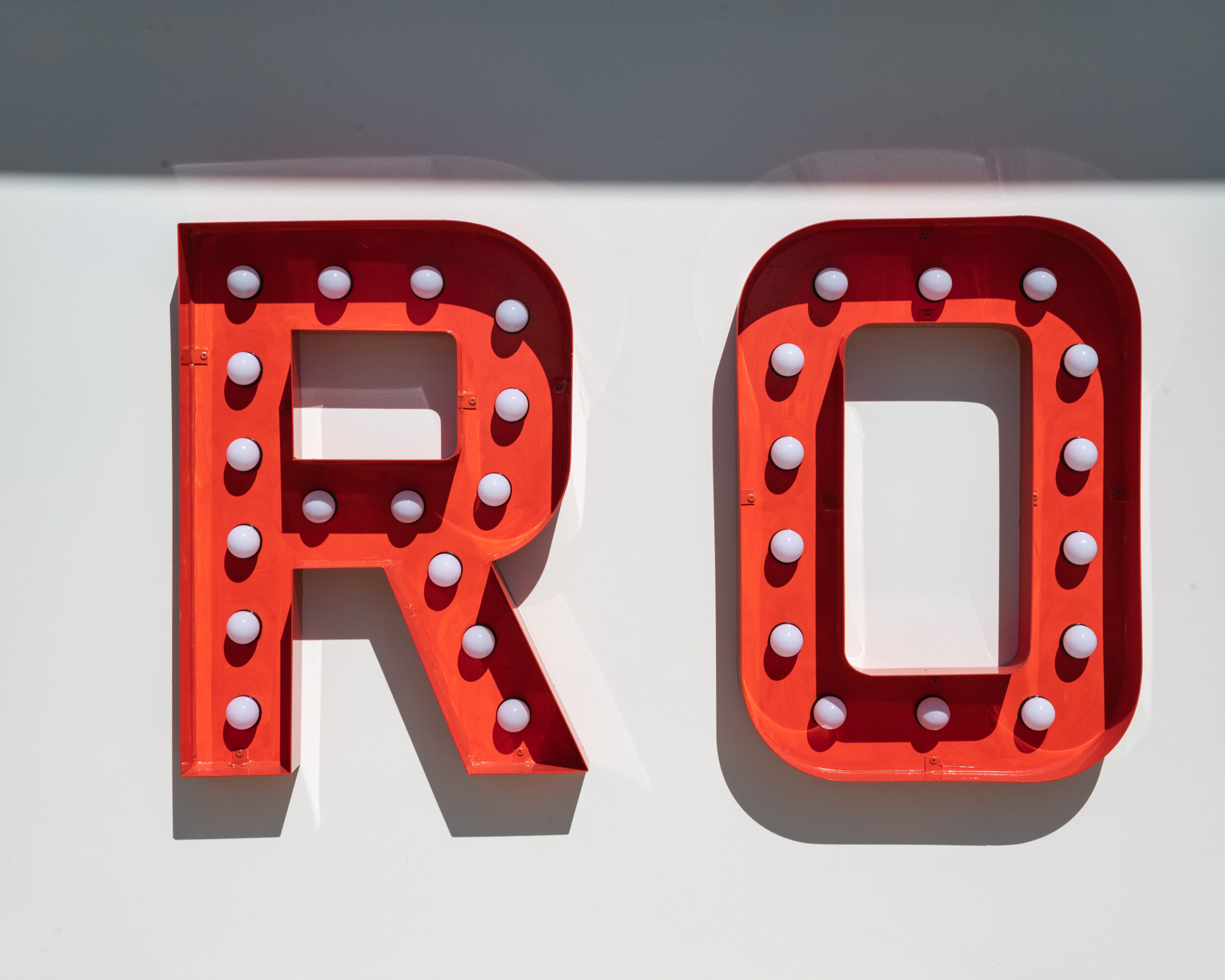 <p>Fabricated by County Precision, the new sign features a series of single-watt lights to light up the night. (Image courtesty of County Precision.)</p>
