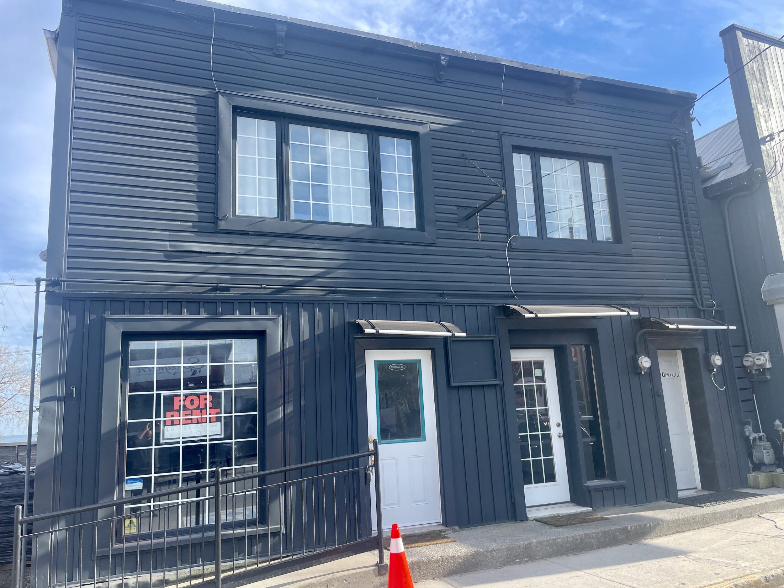 <p>Storefront space at the corner of Wellington’s Main and Wharf Streets is available to rent. (Jason Parks/Gazette staff)</p>
