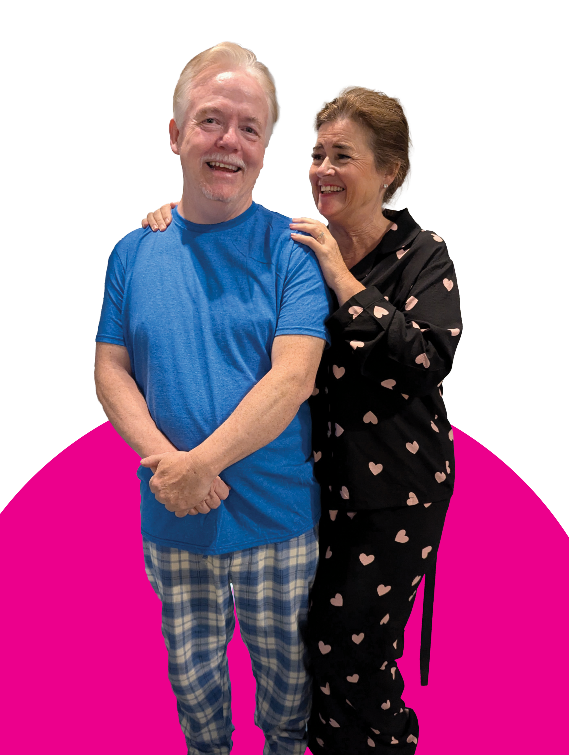 <p>Thom Harrison and Colleen Simm in PECT’s Sexy Laundry (Chris Fanning / Gazette Staff)</p>
