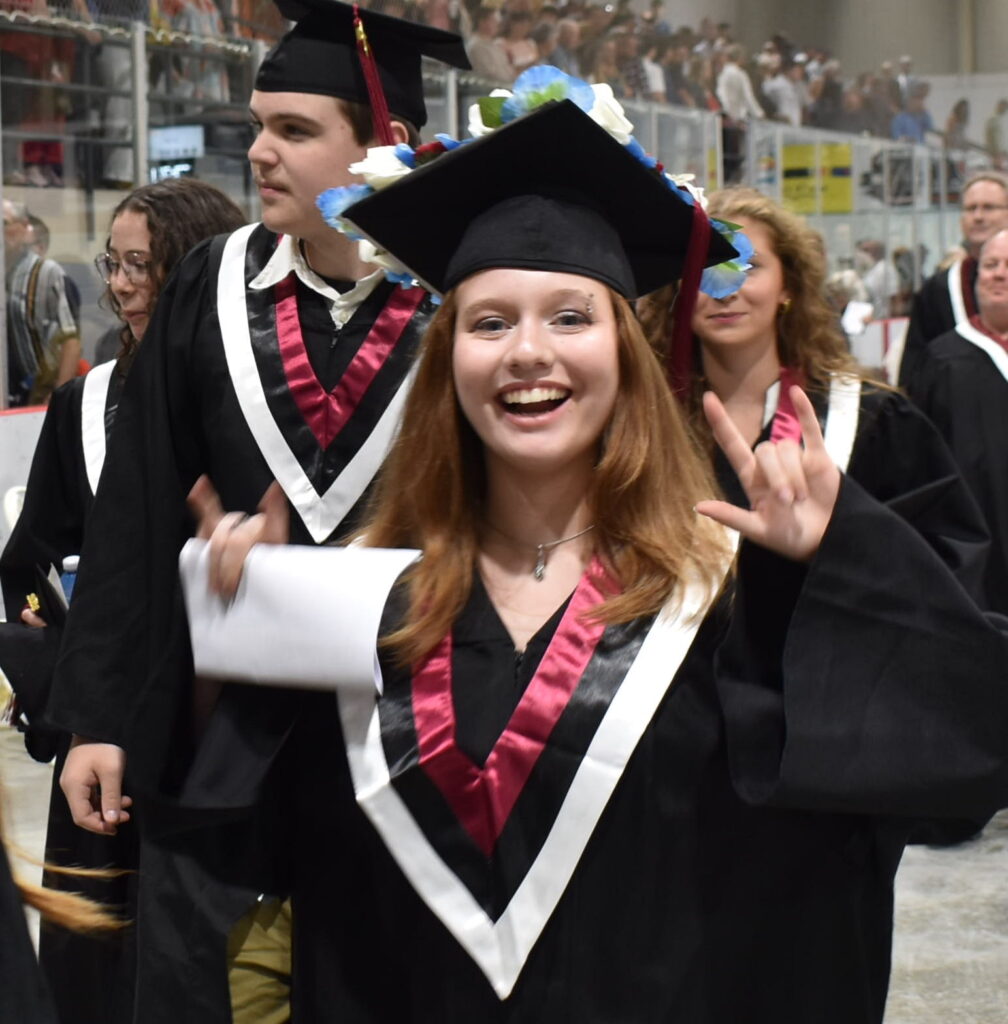 <p>PECI Graduates were ready to celebrate follwing the school’s culmination ceremony Thursday evening. (Jason Parks/Gazette Staff)</p>
