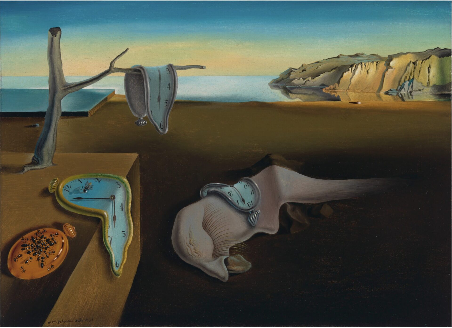 <p>Salvador Dalí, The Persistence of Memory (1931, Oil on canvas) (Museum of Modern Art)</p>

