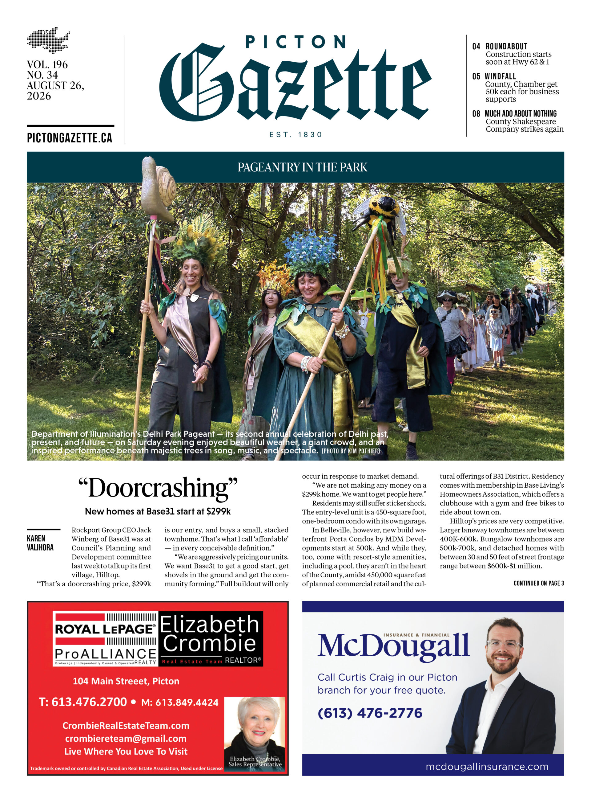 <p>Al DeWitt stands under Cherry Valley Cemetery’s ancient maple. “I can’t think of a finer old lady I’d rather stand beside.” (Chris Fanning/Gazette Staff) </p>
