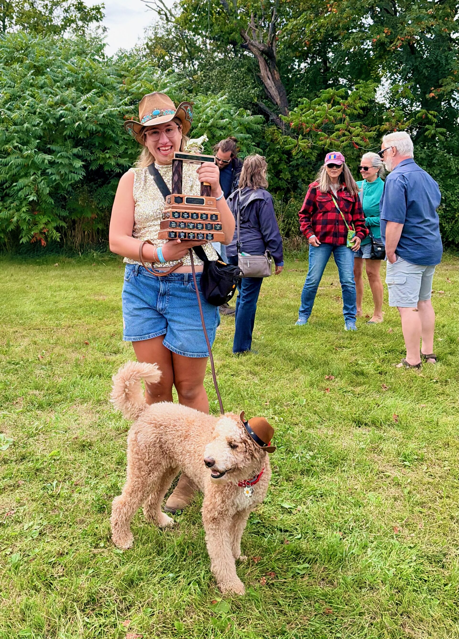 <p>Norah and Freddie at Milford Fair (Photo: Eliza Parkinson) </p>
