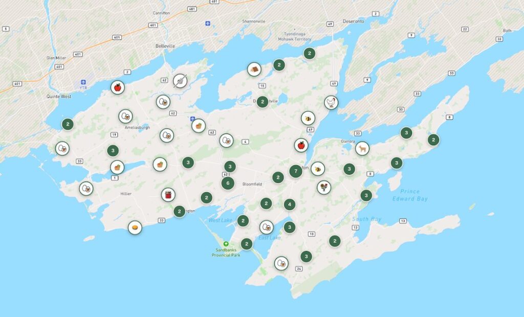 <p>GRIT’s interactive map connects shoppers with local producers. (Supplied Photo) </p>
