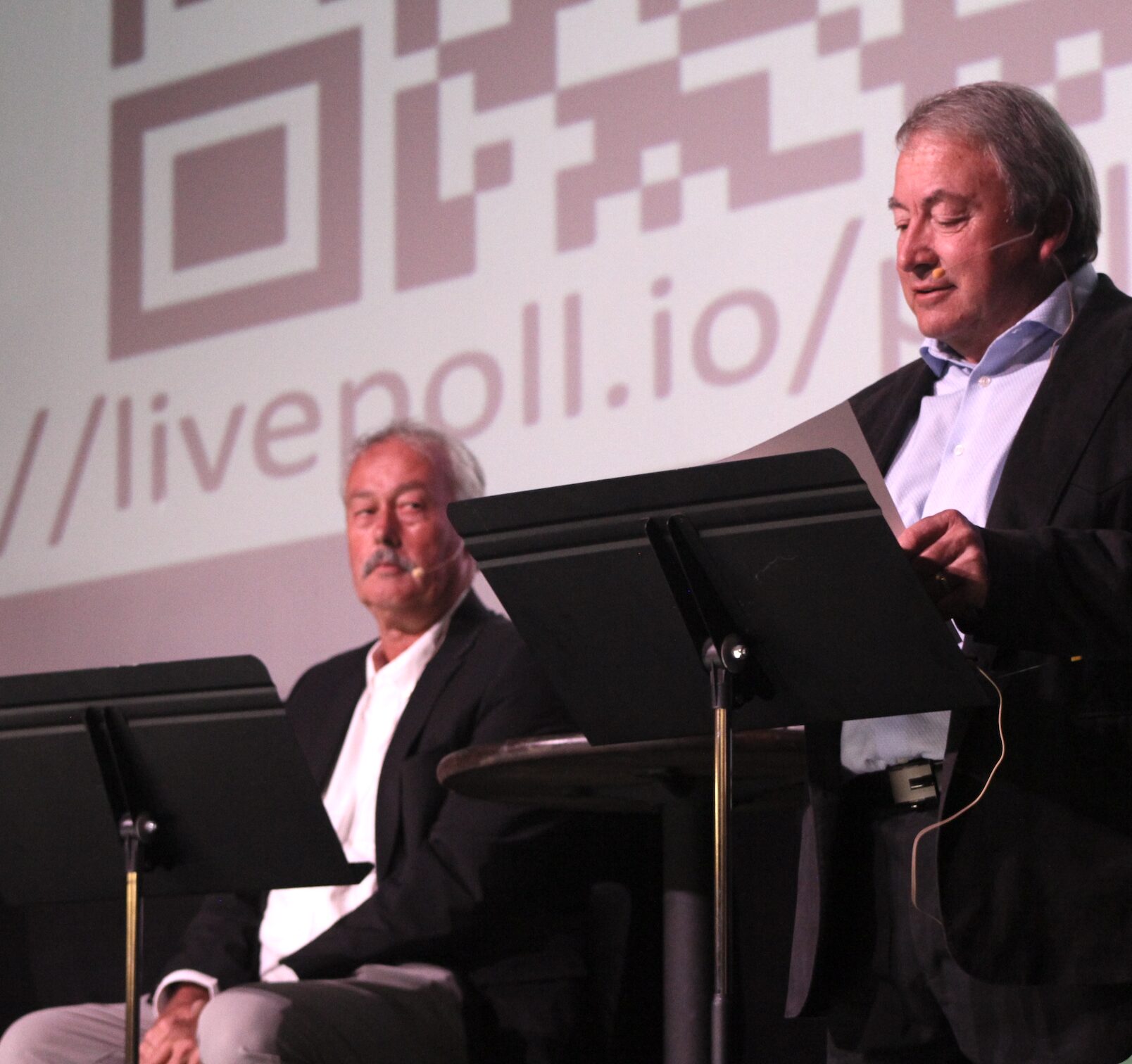 <p>Terry Shortt speaks during the Mayoral Debate hosted by the Chamber of Commerce at the Regent Theatre on Monday, October 5. (Photo by Josh Thomas/Gazette staff)</p>
