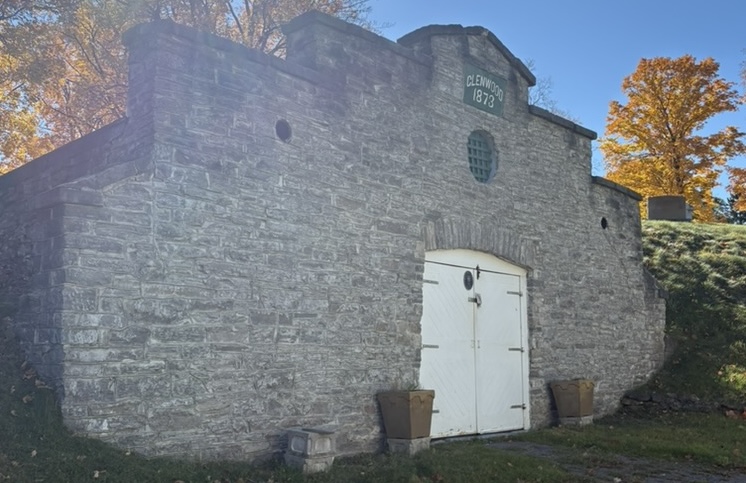 <p>The Receiving Vault at Glenwood Cemetery (Brittiny Blodgett / Gazette Staff)</p>
