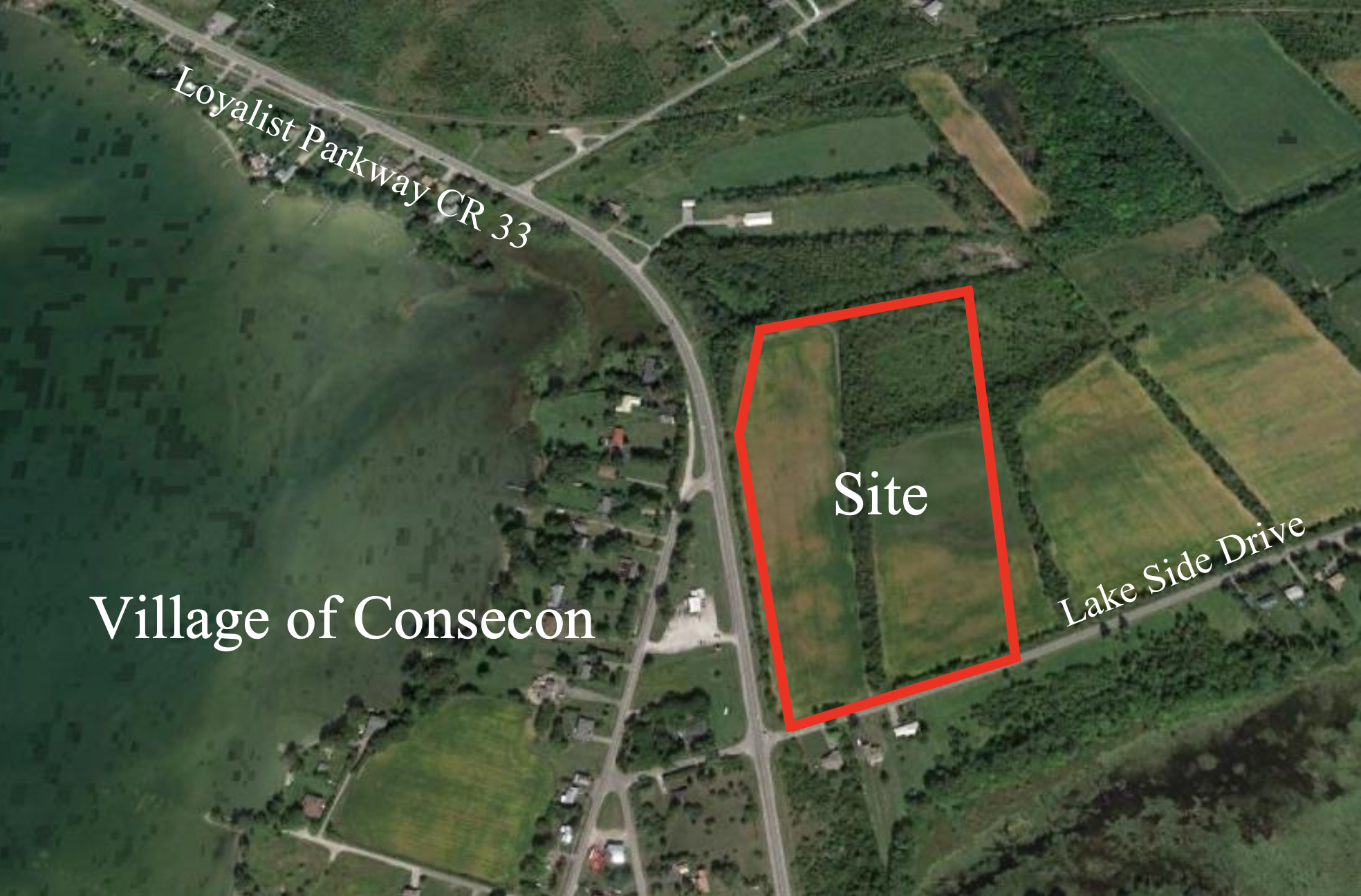 <p>Lakeside Estates Site (Source: Planning Justification Report)</p>
